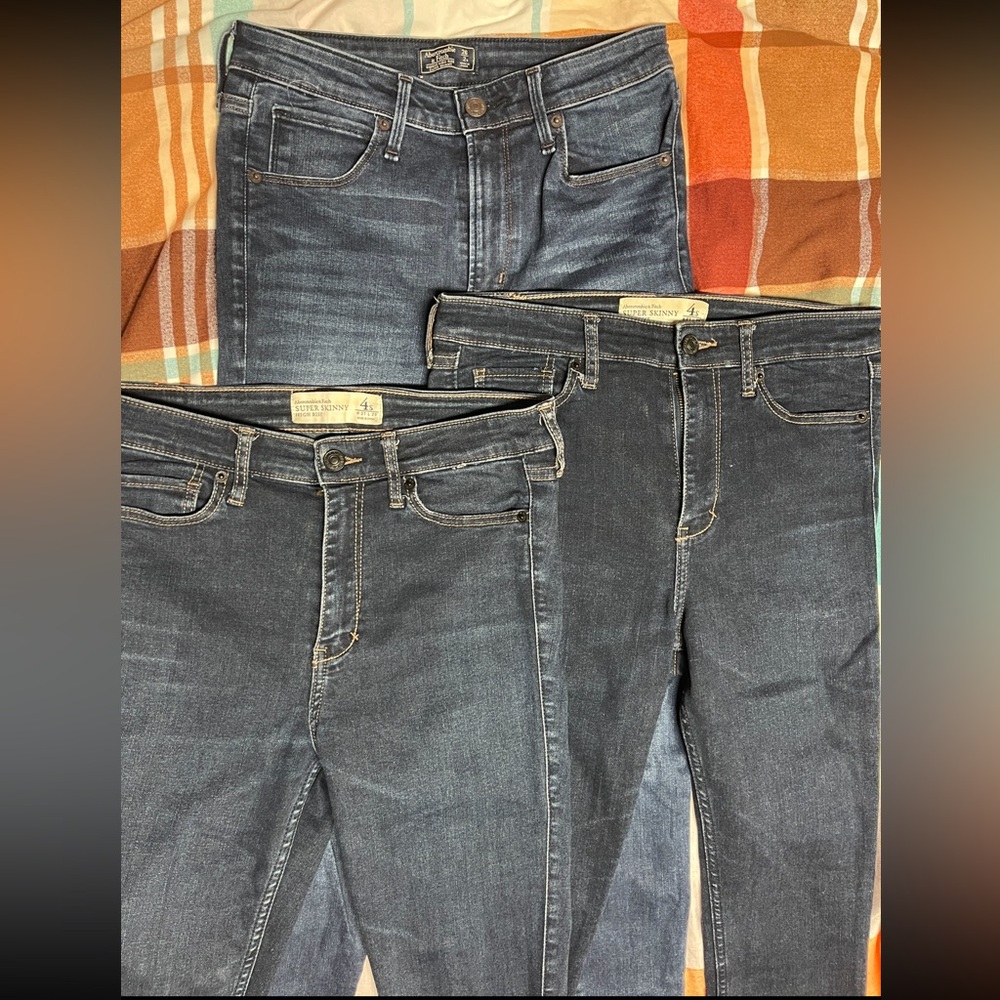 Abercrombie & Fitch (A&F) Jeans Bundle of 3